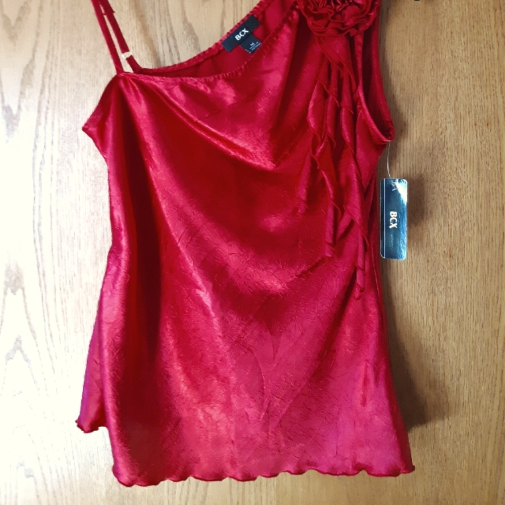 Gorgeous Crinkled Charmeuse Top